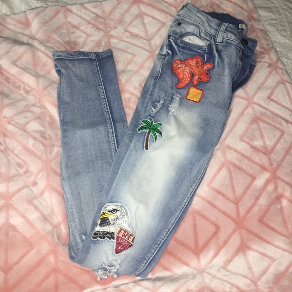 Patched Banjara jeans!
